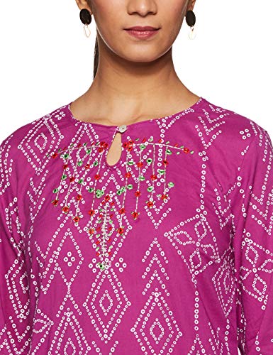 Image of Amazon Brand - Tavasya Women's Cotton Regular Kurti