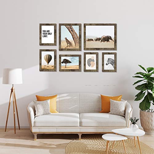 Hap Tim 5X7 Picture Frame Carbonized Black Wooden Photo Frames For Tabletop Display And Wall Decoration, Set Of 4 (Cwh-5X7-Cb) #TOP2