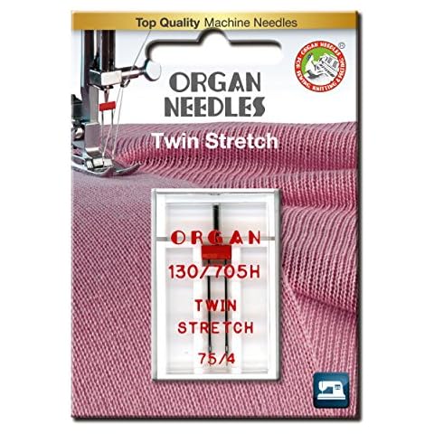 Organ Needles #75/4.0 Twin Stretch Needle Cover