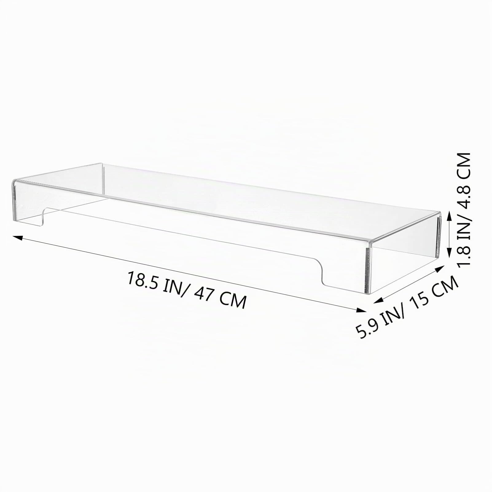 DOITOOL Housse De Clavier, Acrylique Transparent Anti-Chat Couverture De Clavier Fil 104 Touches, Protege Mécanique Couvercle De D'ordinateur, Protege Clair De pour sans