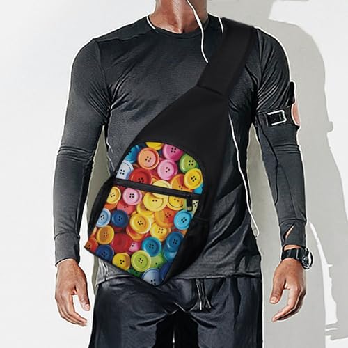 Bolso cruzado deportivo colorido para hombro y pecho miniatura 7