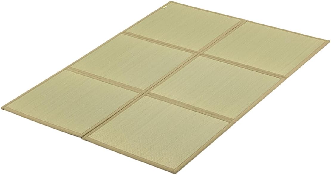 Japanese Tatami Mattress, Foldable Igusa Rush Grass Tatami Rug, Natural Japanese Floor Mattress Mat Made in Japan, Full XL