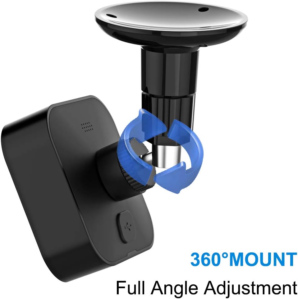 Blink Outdoor Camera Mount, 360 Degree Adjustable Mount with Blink Sync Module 2 Outlet Mount for All-New Blink Outdoor Indoor Security Camera System (Black, 3 Pack)……