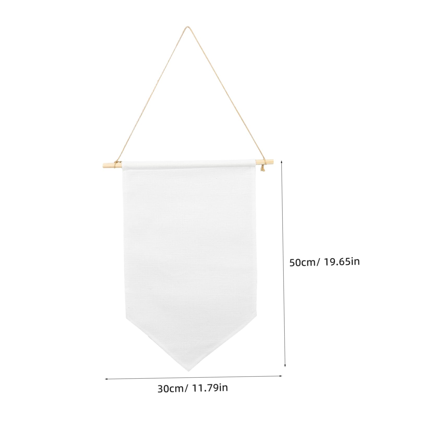NUOBESTY Sublimation Blank Canvas Banners Wall Hanging Organizer for Enamel Brooches and Jewelry Display Decor for Home and Craft Projects