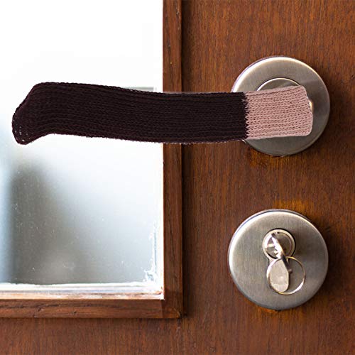 Capa protetora para maçaneta da Yardwe 10 peças de malha de crochê para maçaneta protetora