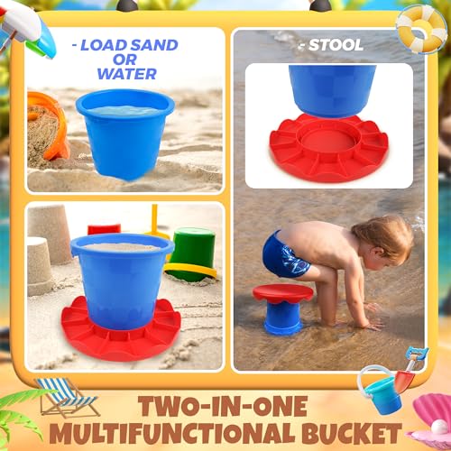BELLOCHIDDO Water Table for Toddlers 1-3 - 4 In 1 Kids Water and Sand Outdoor Activity Sensory Toy Include 25 Pcs Accessories - Summer Beach Pool Backyard Toy - Fun Gifts for Boys Girls 1.5+ Years Old