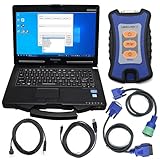 for Nexiq USB Link 3 Wired Edition with Repair Information Diesel Universal Truck Excavator Diagnostic Scanner Tool (Nexiq 3 with Laptop CF53)