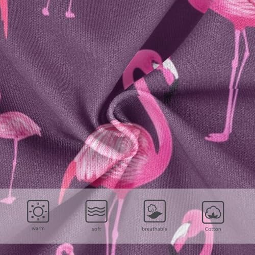 Flamingos Dark Purple Toddler Underwear Custom 2t Cotton Panties Little Girl Pattern Briefs Girls Undies3