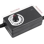 FTVOGUE-AC-to-DC-Adapter-Converter-3-12V-2A-Adjustable-Power-Supply-Motor-Speed-Controller-with-US-Plug