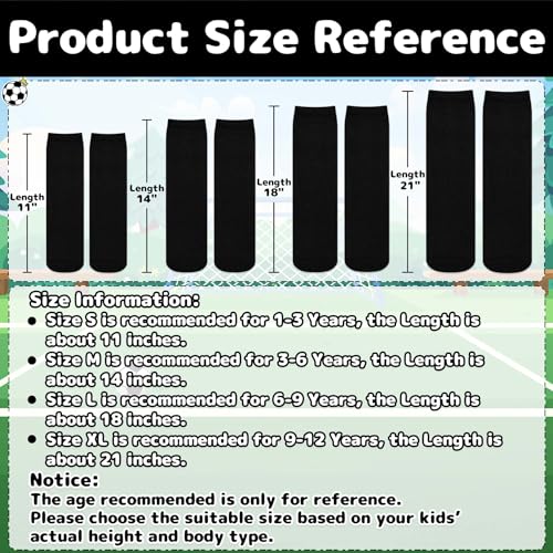 Image of Olreco 1 Pack Toddler Kids Youth Soccer Socks Girls Boys Baseball Socks Youth Knee High Softball Football Accessories Cotton