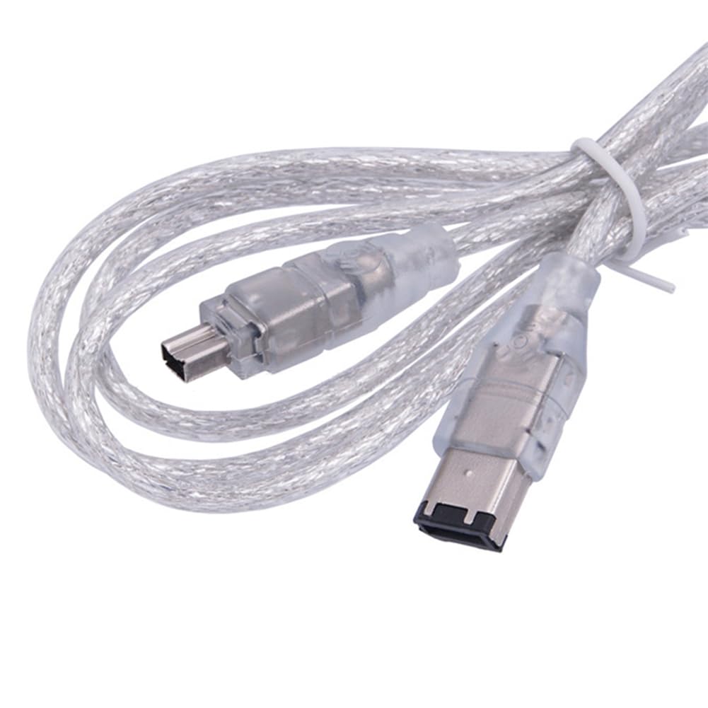 lehua Adaptateur de Carte Firewire PCI-E 1 X IEEE 1394A 4 Ports (3+1) 1394 Une PCIe avec Câble IEEE 1394 6 Broches à 4 Broches