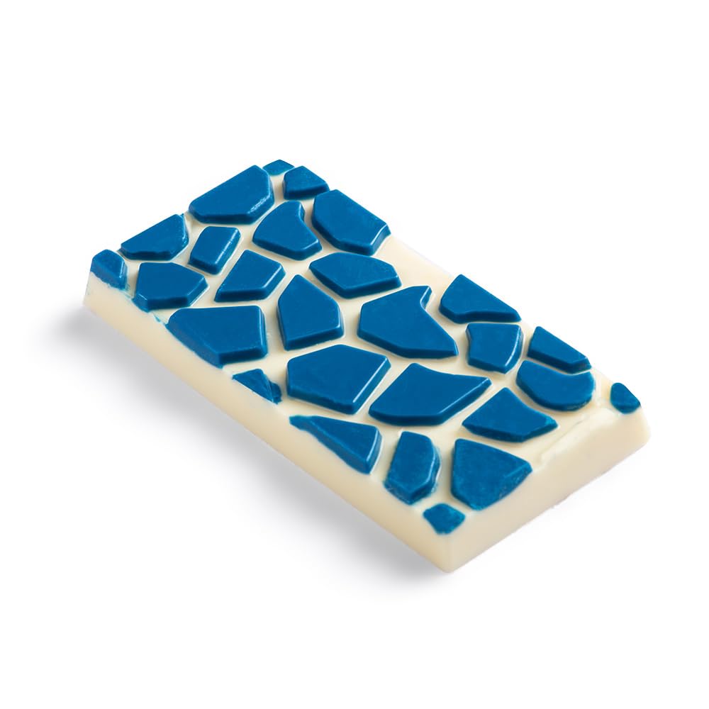 DECORA Turtle Effect Bar Chocolate Mould, Polycarbonate, 20 x 12 x 2.3 cm