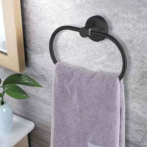 Ensemble de matériel de salle de bain 7 pièces en acier chromé