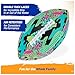 SwimWays Hydro Waterproof Football, Outdoor Games for Adults and Kids, Swimming Pool Accessories and Pool Party Games,9.25 Inches, Blue