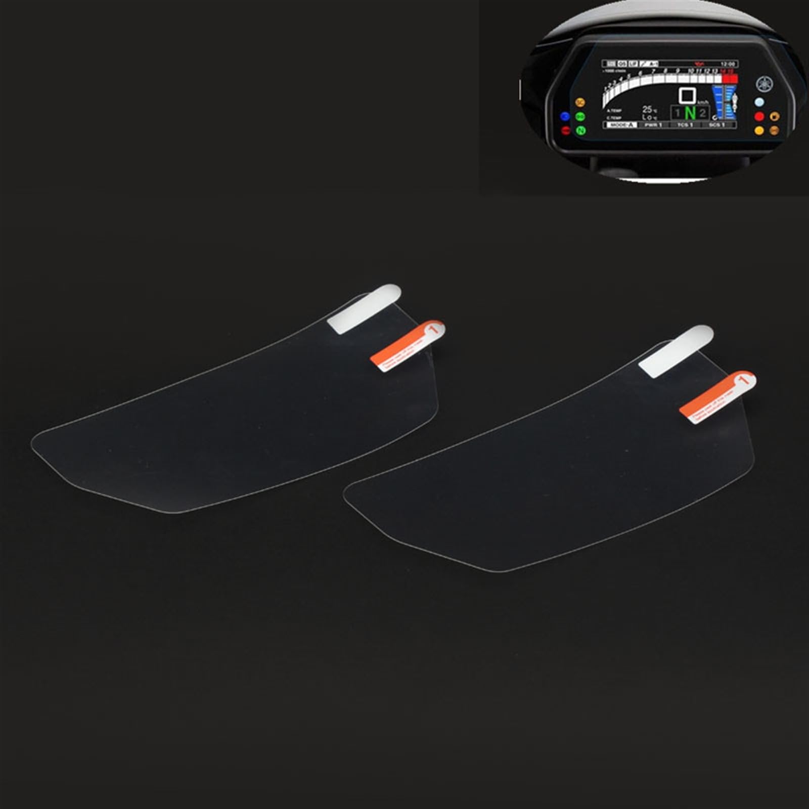 Film autocollant de protection contre les rayures pour instrument de moto YZF R1