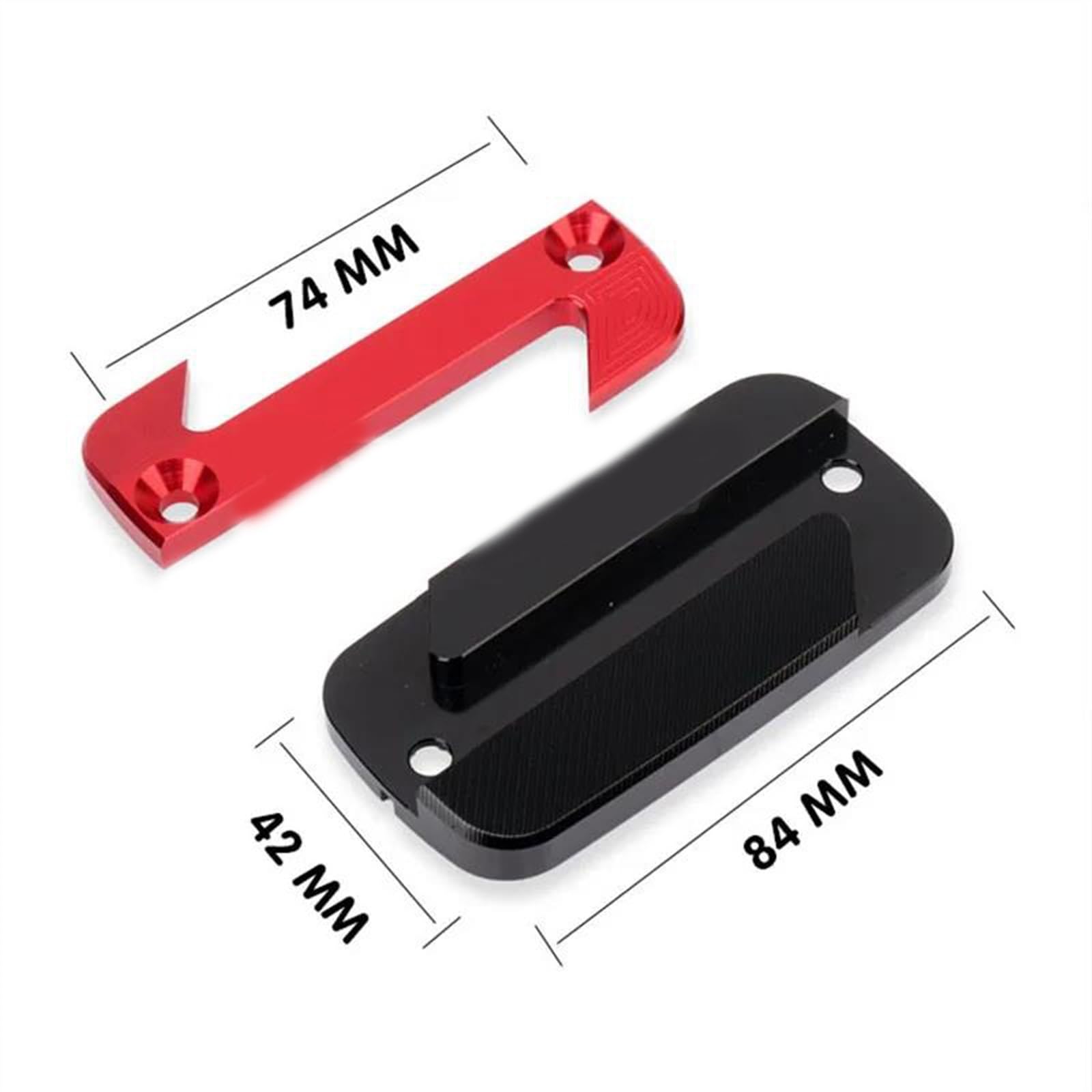 Coperchio del Serbatoio Coperchio Serbatoio Carburante Liquido Freno Anteriore Moto Modificato Tappo Serbatoio Olio per Honda X-ADV 750 XADV 750 2017 2018 2019 2020 2021(Red)