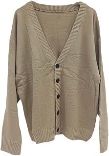 Mens Single Breasted V Collar Kintted Cardigan Sweater Men's Outerwear Mens Knitwear Sweater