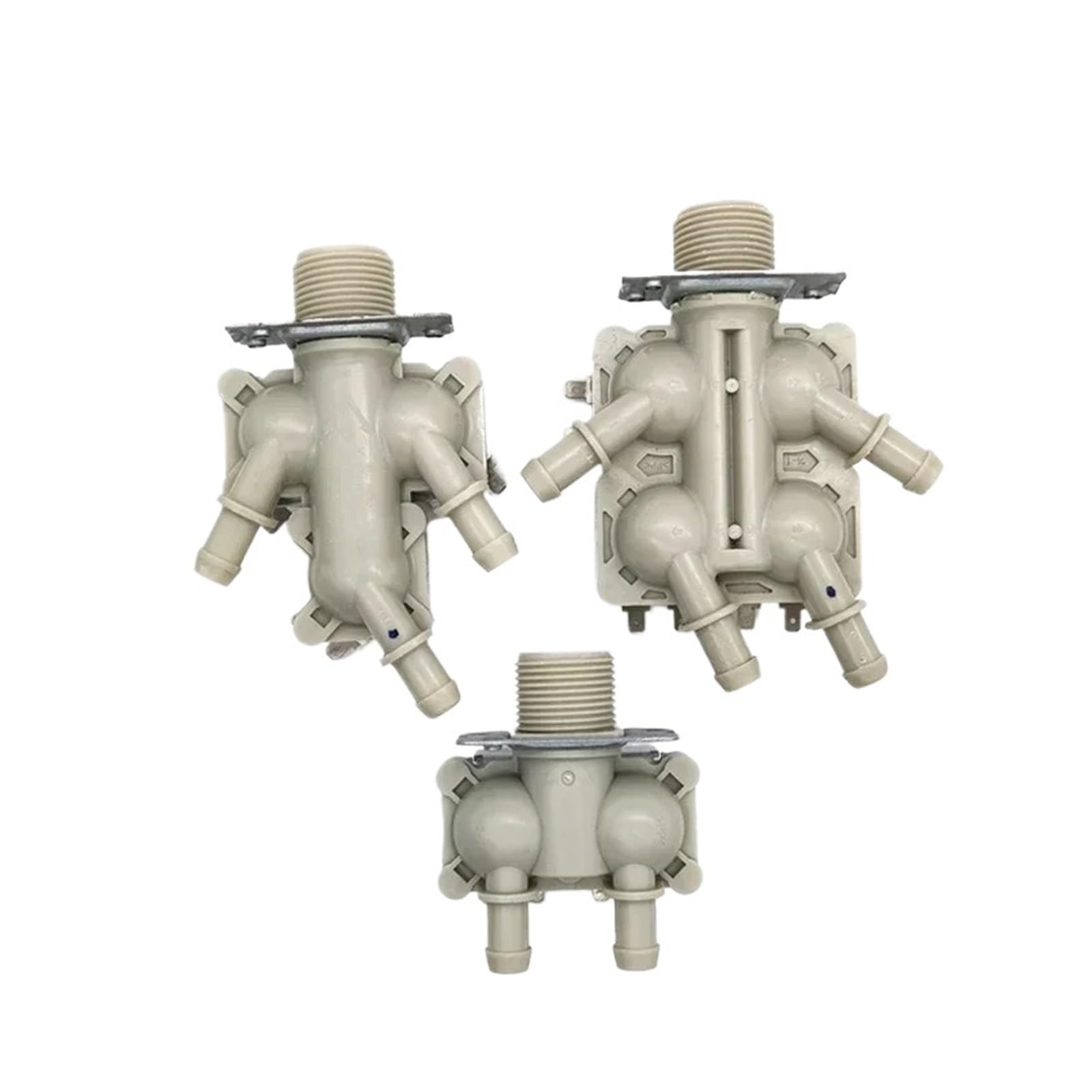 Válvula de entrada de lavadora válvulas solenoides DC12V, compatibles con LG, piezas de repuesto for lavadora de tambor(4water outlets)