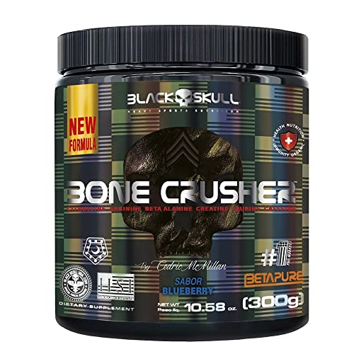 Bone Crusher Hot Orange (New) 300G, Black Skull
