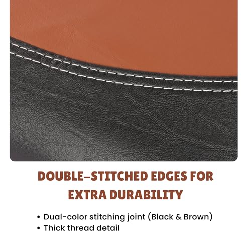 Image of Favourite Auto Accessories Dual Coloured Seat Cover with Pro Leather Finish for Ola S1, Ola S1 Pro, Ola S1 Air, Ola S1 X+ (Ten & Black)