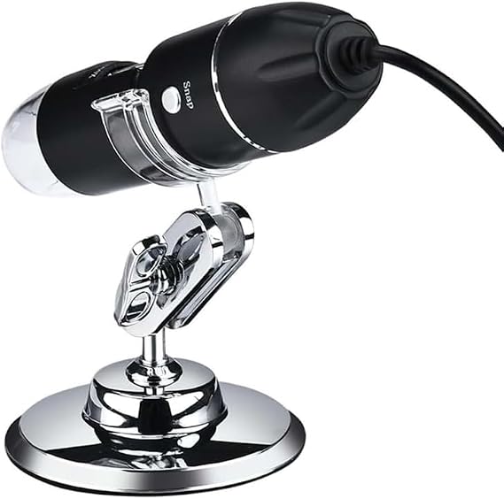 1600X Zoom 2MP USB Dijital Mikroskop 8 Ledli Kamera Saç, Cilt Analizi, Eğitim, Endüstriyel