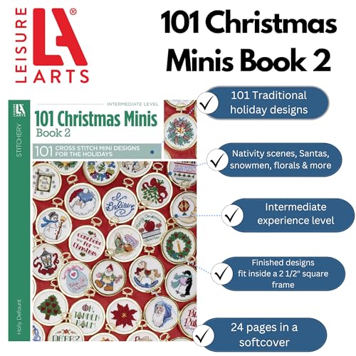 Image of 101 Christmas Minis, Book 2-Packed with Traditional Holiday Designs for Ornaments, Gift Embellishments and More