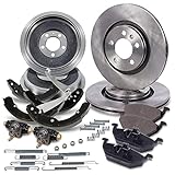 INFORMATIONS TECHNIQUES - DISQUES ARRIÈRE -> Type : Plein ; Ø : 302 mm ; Epaisseur : 10 mm ; Hauteur : 60,10 mm ; Trou : 5 ; Ø du cercle de trous : 114,30 mm ; PLAQUES DE FREIN ARRIÈRE -> Epaisseur : 16 mm ; Largeur : 111,30/91 mm ; Hauteur : 44,80/44,90 mm ; sans capteur d'usure