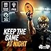 MCNICK & COMPANY LED Glow in The Dark Football - Light Up Football for Kids - Glow Dark Football PreInstalled Battery - Football Gift Idea - Youth Nighttime Football