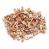 Baomain 4.8 mm(0.187) Female Spade Locking Tab Quick Splice Crimp Terminal Connector Non Insulated Pack of 100