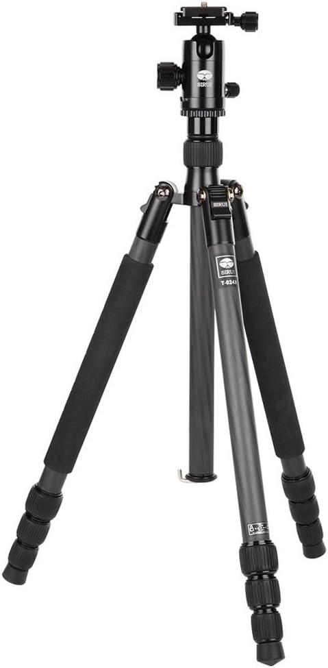 Sirui T-024 X 54 Carbon Fiber Tripod with C-10X Ball Head & Case (Black)