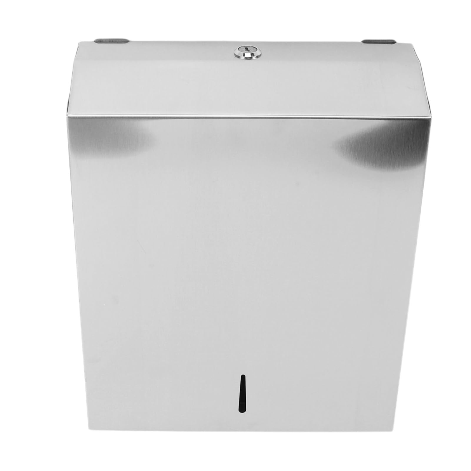 Soporte para Toallas de Papel montado en la Pared para Cocina, dispensador de Caja de pañuelos de Acero Inoxidable, diseño Vertical Que Ahorra Espacio, Estilo Moderno, (Lijado Bk50)