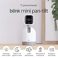 Blink Mini Pan-Tilt Camera | Videocamera intelligente di sicurezza