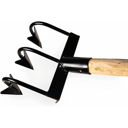 Shankra Creations Garden Hand Cultivator 3 Prongs