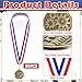 Quelay 30 Pcs 2'' Gold Medals for Awards Winner Bulk with Neck Ribbons Metal Trophy Award Prize Gift for Kids Students Adults School Graduation Participation Competitions(Robotics)