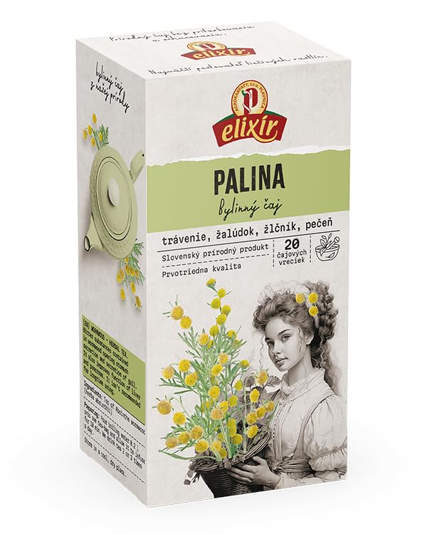 Wormwood Herbal Tea - Artemisia Absinthium | Pure Natural Herbal Tea Grown in Europe (20 Tea Bags 40g)