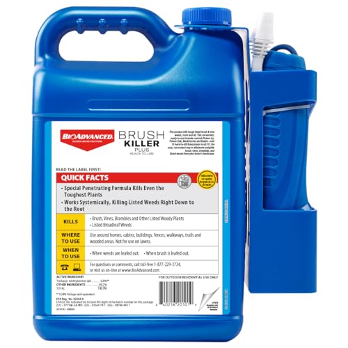 Image of BioAdvanced Brush Killer Plus Spray - Kills Poison Ivy - 1.3 Gal Bottle