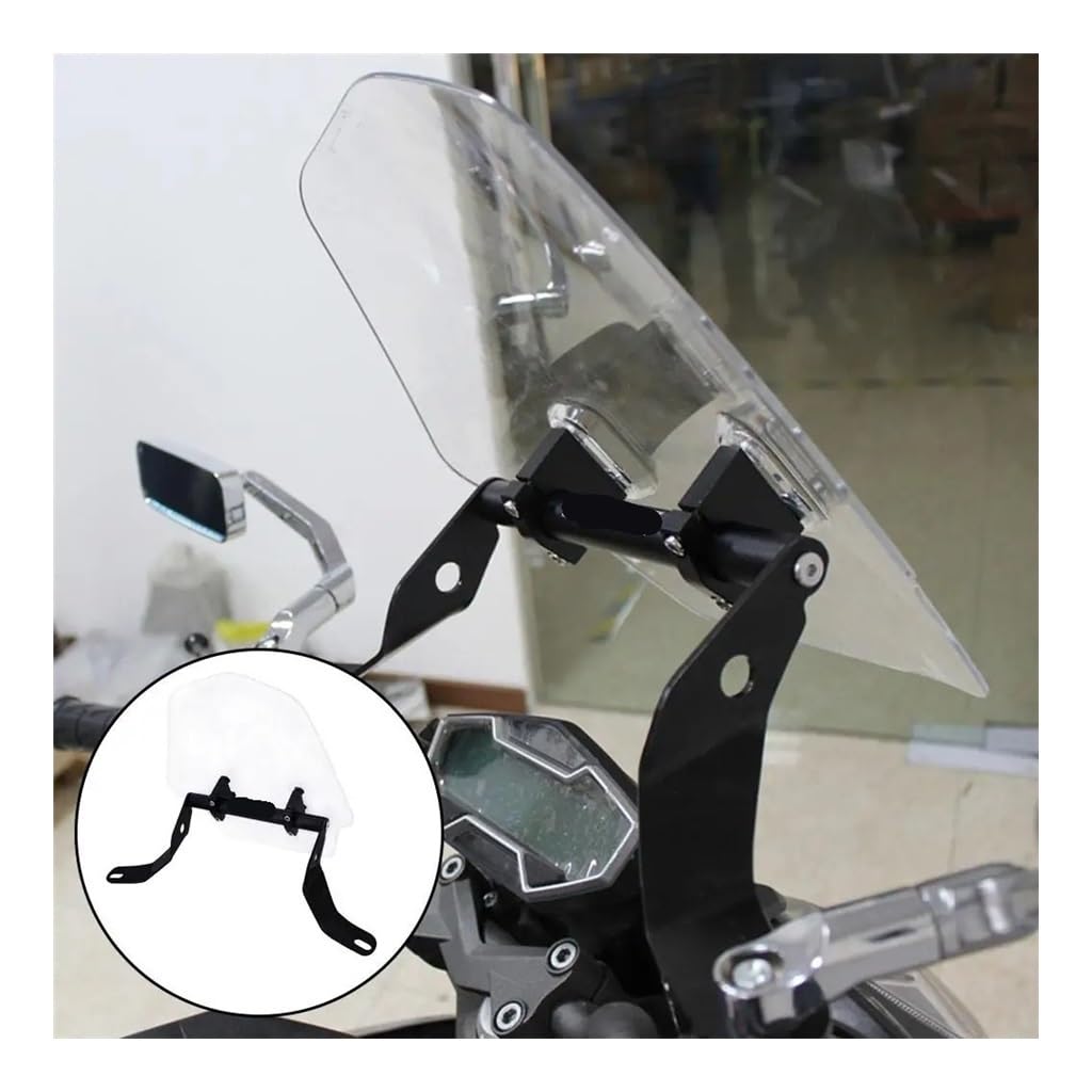 Deflettore Parabrezza Anteriore Universale Per Motocicletta In Plastica ABS Trasparente