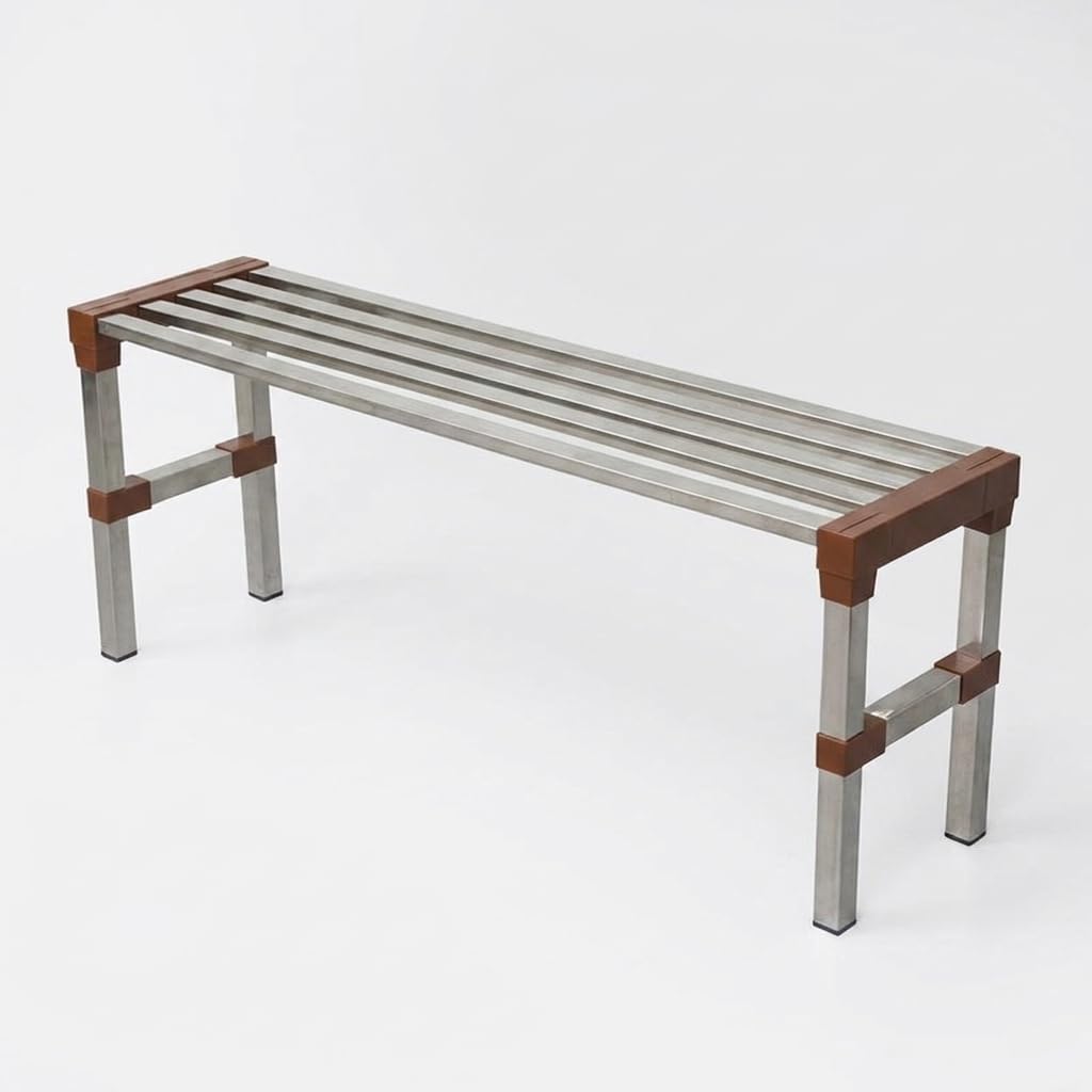 Pflanzenständer Metall, Blumentreppe Outdoor Rostfrei, Pflanzenregal für Balkon, Blumenregal 80cm Länge , Einzelne Schicht, verstärkt, L100xB25xH40 cm