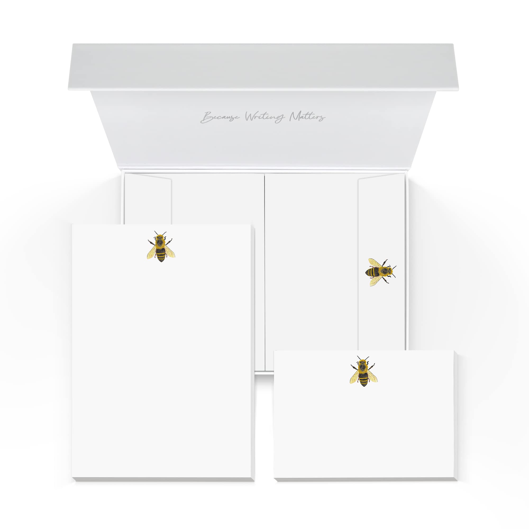 Me Loovely Honey Bee Letter Writing Paper Card and Envelopes Set Stationery Supplies for School Home & Office | Gifts (20 Letters, 10 Cards & 30 Envelopes with Gift Box)