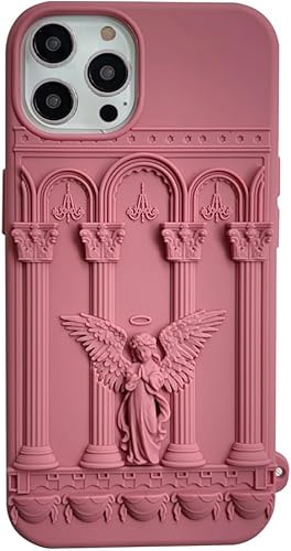 Miniatura 1 de Funda protectora de silicona a prueba de golpes para Apple 14 Pro Max para Apple 14 Pro Max para mujeres y hombres (morado)