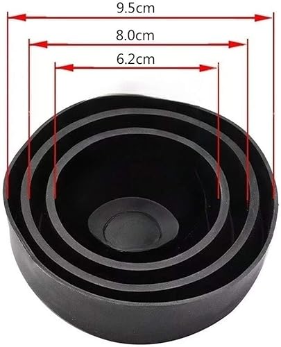 Miniatura 2 de iJDMTOY 3.543 in-Universal Front Road Iluminación Luz Vivienda Trasera Extremo Tapa de Sello de Goma Compatible con Bombillas Automotrices