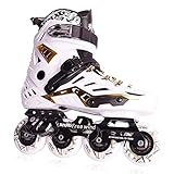 NC Patines en línea Patines Profesionales Slalom Patinaje sobre Ruedas para Adultos Patines deslizantes Patines Libres Size35-46 Bueno como Las Zapatillas de Deporte SEBA