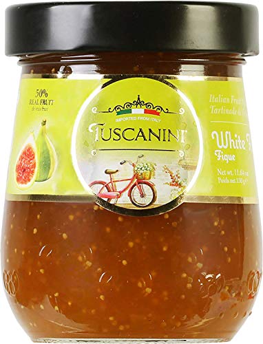 Tuscanini Premium Italian Fig Preserves, 11.64 oz Jar, Spreadable Fruit Jam, No High Fructose Corn Syrup, No Preservatives, Non GMO, Gluten Free