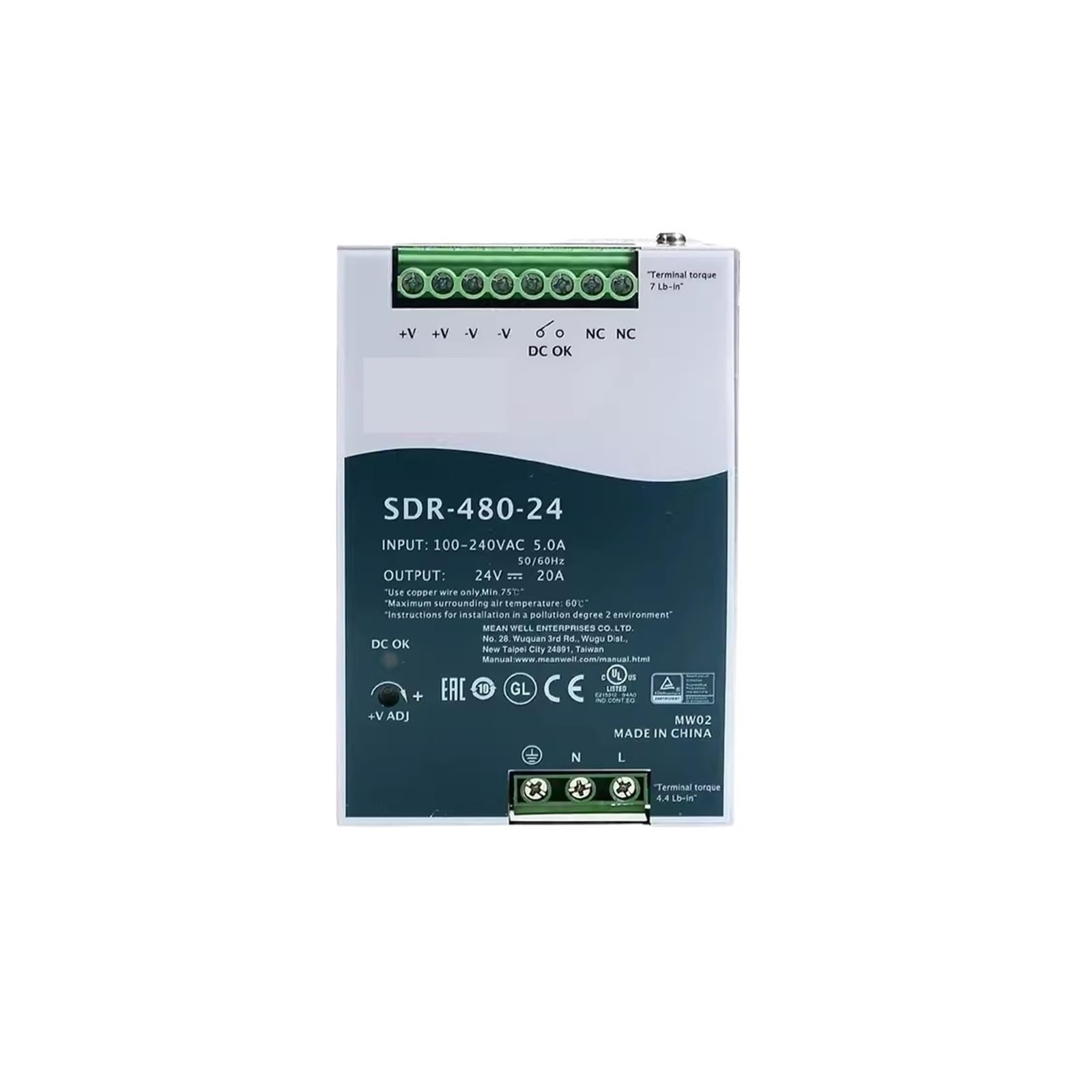 BFSYDLUJ SDR-480-48 480W Single Output 48V 10A