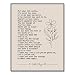 For What It's Worth Wall Art, Office Wall Quote, Literature Prints, Book Quotes, Minimalist Dorm Decor, Boho Quote Print, Gir's Room Wall Decor, Book Page Wall Art (8x10, Framed)