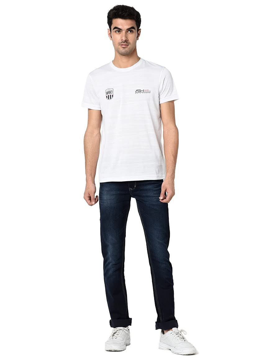 Octave Men's Regular Fit Jeans | Cotton Fabric | Casual Wear | Full Length | Solid Pattern