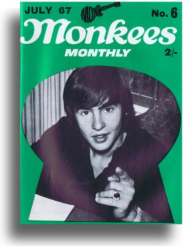 Monkees Monthly No 6 July 1967 Monkee Monthlies Davy Jones