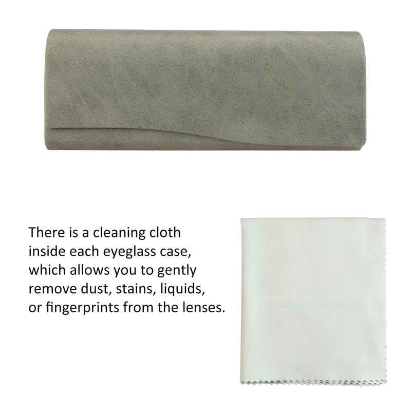 Image of VisionGlobal Hard Shell Eyeglass Case for Eyeglasses and Sunglasses for Men /Women and Kids