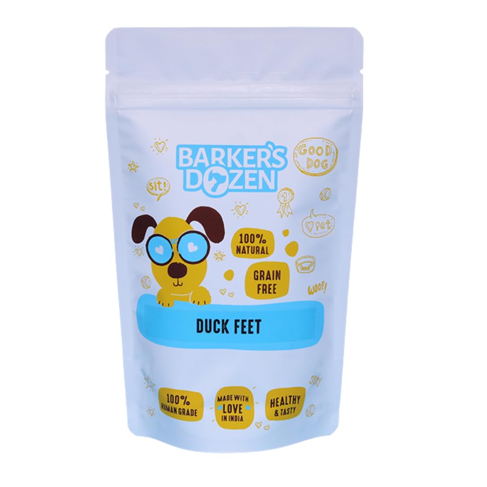 Duck Feet Chew for Dogs (Pack of 4) | Single Ingredient Recipe | Freshly Made | Barkers Dozen Pet Bakery (B0CZF1785X) Amazon Price History, Amazon Price Tracker