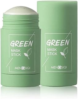 Green Clay Purifying Clay Stick Face Cover Deep Cleansing Moisturizing Face Blackhead Remover Green Tea Face Cover